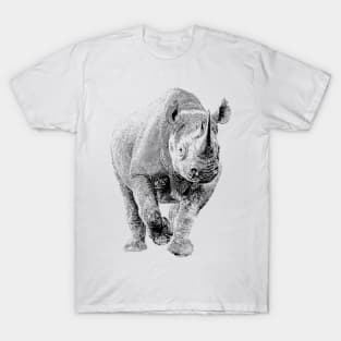 Endangered Black Rhino | African Wildlife T-Shirt